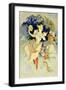 Reproduction of "La Danse," 1891-Jules Chéret-Framed Giclee Print