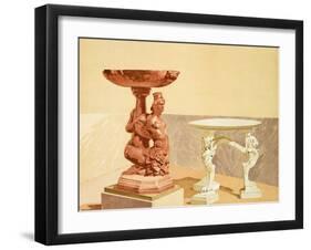 Reproduction of Marble Bowls-Fausto and Felice Niccolini-Framed Giclee Print