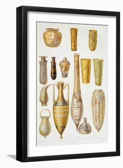 Reproduction of Objects in Glass Paste-Fausto and Felice Niccolini-Framed Giclee Print