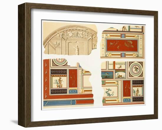 Reproduction of Some Frescoes-Fausto and Felice Niccolini-Framed Giclee Print