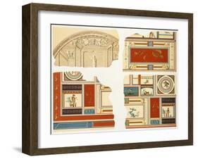 Reproduction of Some Frescoes-Fausto and Felice Niccolini-Framed Giclee Print