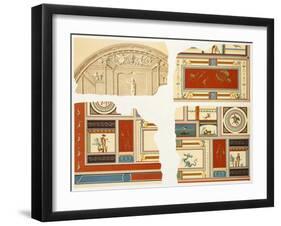 Reproduction of Some Frescoes-Fausto and Felice Niccolini-Framed Giclee Print