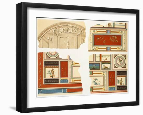 Reproduction of Some Frescoes-Fausto and Felice Niccolini-Framed Giclee Print