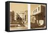 Reproduction of Some Houses-Fausto and Felice Niccolini-Framed Stretched Canvas