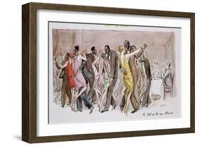 Reproduction of "The Ball at the Rue Blomet," December 1929-Sem-Framed Giclee Print