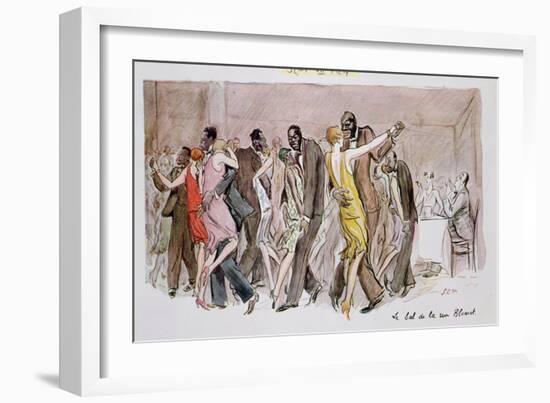 Reproduction of "The Ball at the Rue Blomet," December 1929-Sem-Framed Giclee Print