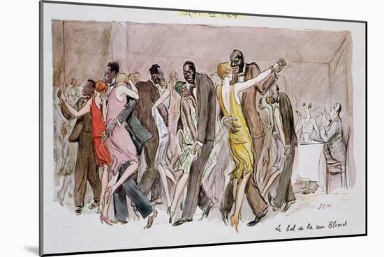Reproduction of "The Ball at the Rue Blomet," December 1929-Sem-Mounted Giclee Print