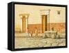 Reproduction of the Fountain of Mercury-Fausto and Felice Niccolini-Framed Stretched Canvas