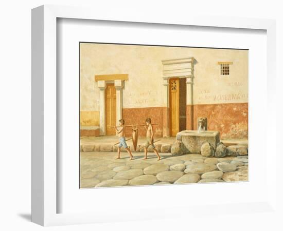 Reproduction of the Fountain of Mercury-Fausto and Felice Niccolini-Framed Giclee Print