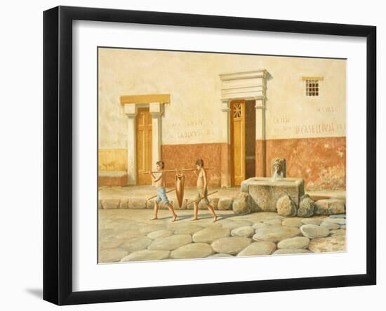 Reproduction of the Fountain of Mercury-Fausto and Felice Niccolini-Framed Giclee Print