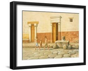 Reproduction of the Fountain of Mercury-Fausto and Felice Niccolini-Framed Giclee Print