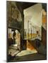 Reproduction of the Interior of a Home, the Houses and Monuments of Pompeii-Fausto and Felice Niccolini-Mounted Giclee Print
