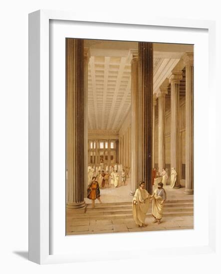 Reproduction of the Interior of the Basilica-Fausto and Felice Niccolini-Framed Giclee Print