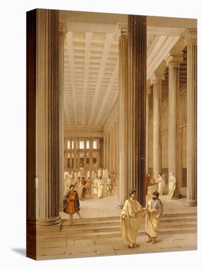 Reproduction of the Interior of the Basilica-Fausto and Felice Niccolini-Stretched Canvas