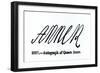 Reproduction of the Signature of Queen Anne-null-Framed Giclee Print