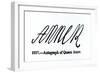 Reproduction of the Signature of Queen Anne-null-Framed Giclee Print