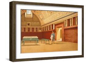 Reproduction of the Tepidarium of the Bath Complex Near Porta Stabiana-Fausto and Felice Niccolini-Framed Giclee Print