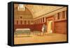 Reproduction of the Tepidarium of the Bath Complex Near Porta Stabiana-Fausto and Felice Niccolini-Framed Stretched Canvas