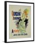 Reprodution of a Poster Advertising "Quinquina Dubonnet," 1895-Jules Chéret-Framed Giclee Print