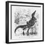 Reptiles, Crocodile-null-Framed Art Print