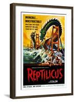 Reptilicus-null-Framed Art Print