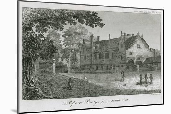 Repton Priory, Derbyshire-James Basire-Mounted Art Print