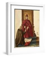 Republic Dignitary Swearing Loyalty to Venetian Doge-Jan van Grevenbroeck-Framed Giclee Print