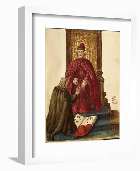 Republic Dignitary Swearing Loyalty to Venetian Doge-Jan van Grevenbroeck-Framed Giclee Print