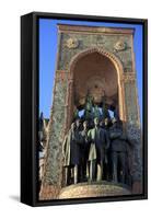 Republic Monument, Taksim Square, Istanbul, Turkey, Europe-Neil Farrin-Framed Stretched Canvas