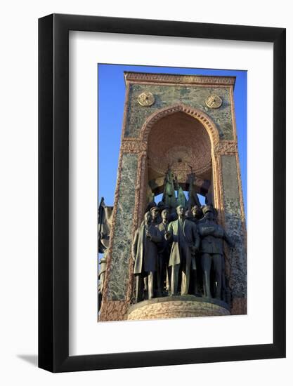 Republic Monument, Taksim Square, Istanbul, Turkey, Europe-Neil Farrin-Framed Photographic Print