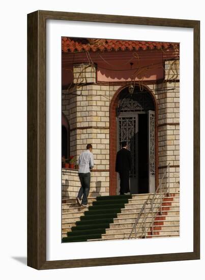 Republic of Albania, Korce, Resurrection Cathedral, Exterior-null-Framed Giclee Print