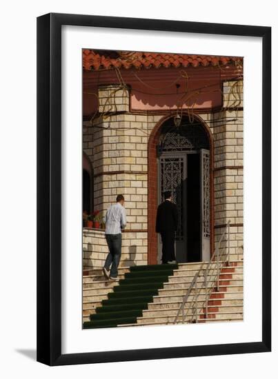 Republic of Albania, Korce, Resurrection Cathedral, Exterior-null-Framed Giclee Print