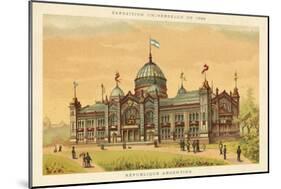 Republic of Argentina, Exposition Universelle 1889, Paris-null-Mounted Giclee Print