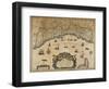 Republic of Genoa, Map, 1647-Jan Baptist Vrients-Framed Giclee Print