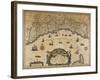 Republic of Genoa, Map, 1647-Jan Baptist Vrients-Framed Giclee Print