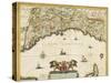 Republic of Genoa, Map, 1647-Jan Baptist Vrients-Stretched Canvas