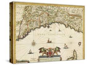 Republic of Genoa, Map, 1647-Jan Baptist Vrients-Stretched Canvas