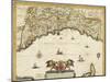 Republic of Genoa, Map, 1647-Jan Baptist Vrients-Mounted Giclee Print