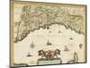 Republic of Genoa, Map, 1647-Jan Baptist Vrients-Mounted Giclee Print
