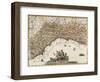 Republic of Genoa, Map by Guillaume De L'Isle From, the Present State of the World, Venice, 1751-null-Framed Giclee Print