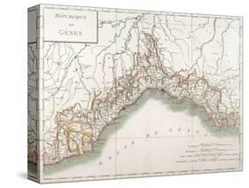 Republic of Genoa, Map-null-Stretched Canvas