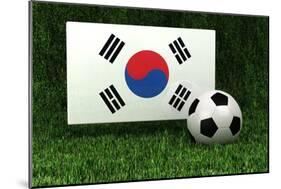 Republic of Korea Soccer-badboo-Mounted Art Print
