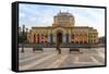 Republic Square in the morning, Yerevan, Armenia, Caucasus, Asia-G&M Therin-Weise-Framed Stretched Canvas