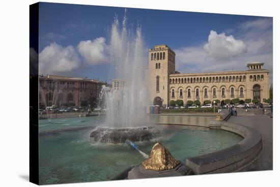 Republic Square, Yerevan, Armenia, Central Asia, Asia-Jane Sweeney-Stretched Canvas