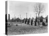 Republic Steel Company workers' houses and outhouses in Birmingham, Alabama, 1936-Walker Evans-Stretched Canvas