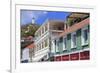 Republic Street in Gustavia-Richard Cummins-Framed Photographic Print