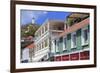 Republic Street in Gustavia-Richard Cummins-Framed Photographic Print