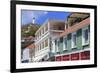 Republic Street in Gustavia-Richard Cummins-Framed Photographic Print