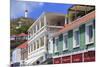 Republic Street in Gustavia-Richard Cummins-Mounted Photographic Print