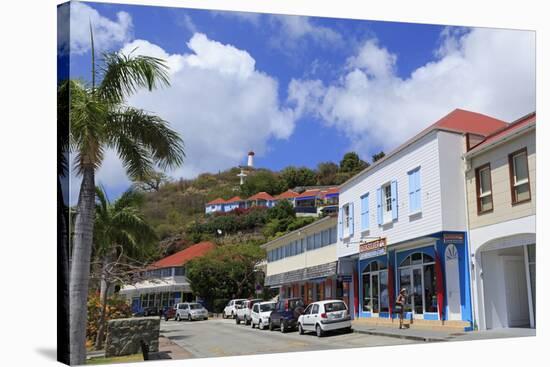 Republic Street in Gustavia-Richard Cummins-Stretched Canvas